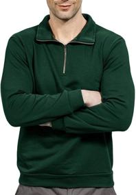 img 1 attached to VICALLED Sweatshirt Performance Regular Pullover Men's Clothing and Active