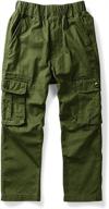 👖 cotton pull cargo pants with multiple pockets for boys - mesinsefra logo