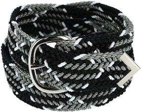 img 2 attached to 👔 Multi Double Braided Belt for Men