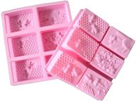 🐝 3d bee silicone soap molds: honeycomb cake baking mold for homemade crafts (pack of 2) logo