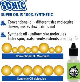 img 1 attached to 🔧 Sonic Super Oil: Premium Synthetic Bearing Lubricant for Inline Skates, Roller Skates, and Skateboards – Made in USA