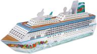 🚢 beistle 3d cruise ship table centerpiece – nautical decor – bon voyage ocean theme party supplies, 13.25", multicolor logo