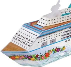 img 1 attached to 🚢 Beistle 3D Cruise Ship Table Centerpiece – Nautical Decor – Bon Voyage Ocean Theme Party Supplies, 13.25", Multicolor