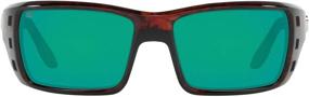 img 4 attached to 🕶️ Ultimate Performance: Costa Del Mar Men's Permit 580g Rectangular Sunglasses