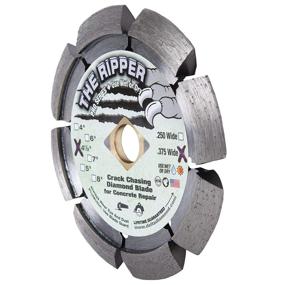 img 3 attached to 🔸 Delta Diamond Ripper Pro 4.5-Inch Concrete Crack Chaser Diamond Blade, Laser-Welded V-Shaped Cut for Concrete Repair (4.5" x .375")