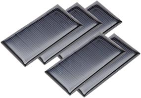 img 4 attached to uxcell 5Pcs 5V 60mA Poly Mini Solar Cell Panel Module - DIY Solar Charger for Light Toys - 68mm x 37mm