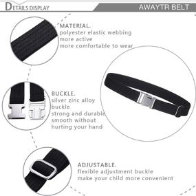 img 2 attached to 👦 AWAYTR Kids Toddler Belt for Boys - Accessories and Belts