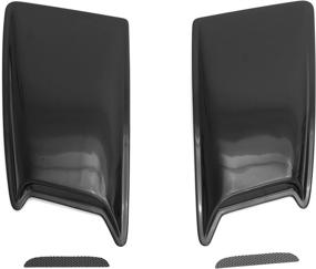 img 1 attached to 🚗 AVS 80002 Medium 2-Piece Hood Scoop by Auto Ventshade with Sleek Black Finish