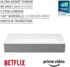 img 3 attached to 🎥 LG HU85LA Ultra Short Throw 4K UHD Laser Smart Home Theater Cinebeam Projector with Alexa, LG Thinq AI, and LG webOS Lite Smart TV (Netflix, Amazon Prime, VUDU): Boost Your Home Entertainment Experience!