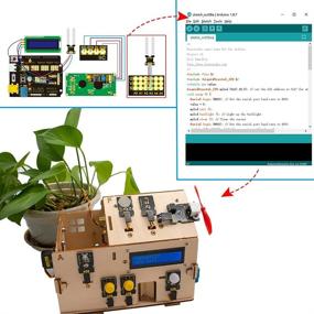 img 2 attached to 🏠 KEYESTUDIO Smart Home Starter Kit for Arduino Uno R3, Electronics Home Automation Toys, Wooden House Sensor Kit for STEM Education, Coding Set for Kids, Adults, Teens