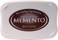 👍 tsukineko memento rich cocoa full-size fade resistant inkpad – enhanced seo logo