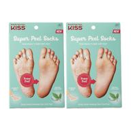 🧦 оживите свои ноги с kiss super peel носками - естественный пилинг (2 штуки) логотип