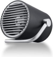 💨 вентилятор fancii small personal desk usb: компактный и мощный двойной турбо-лопасти для использования дома, в офисе и в путешествиях (черный) логотип