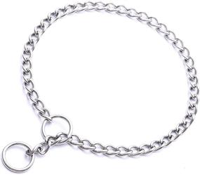 img 4 attached to 🐶 Mile High Life: Durable Stainless Steel Dog Training Chain Collar - Slip P Ring, Choke Collar, Weather Proof & Tarnish Resistant - Choose from a Variety of Sizes and Weight Options