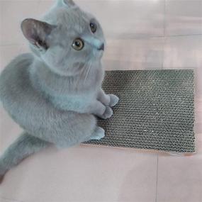 img 3 attached to 🐱 Premium & Reversible Cardboard Cat Scratching Pad Scratcher by Withupets - Ideal for Indoor Cats, Durable and Long-lasting Scratch Board