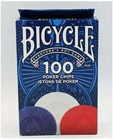 img 3 attached to Bicycle Poker Chips - 🚴 100 Count: Discover 3 Vibrant Colors!