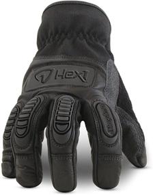 img 3 attached to HexArmor Gloves Impact Protection Leather