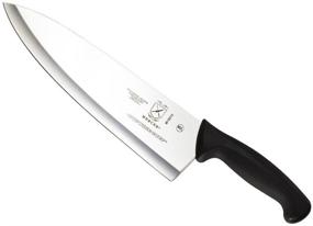 img 4 attached to Mercer Culinary Millennia Black Handle Chef's Knife 🔪 - 10-Inch Wide Hollow Ground Blade for Ultimate Precision