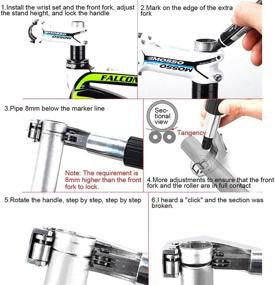 img 2 attached to 🚴 Alloy Steel Front Fork Cutter: Bike Tube Cutter for Bicycle Repair Tool with Handlebar and Seat Post Functions, Cutting Range 6-42mm