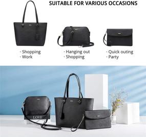 img 1 attached to Handbags Women Shoulder Handle Satchel