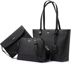 img 4 attached to Handbags Women Shoulder Handle Satchel