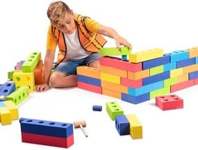 img 4 attached to 🧱 Jumbo Building Blocks Connectors by Playlearn