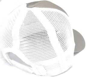 img 1 attached to 🏕️ Muddy Camper Trucker Hat for Babies, Toddlers, and Children: Ideal for Camping, Hiking, Sun and Rain Protection, and The Great Outdoors - Gray and White