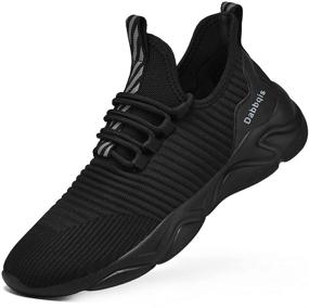 img 4 attached to 👟 Dabbqis Men's Running Shoes: Breathable, Lightweight, and Perfect for Walking