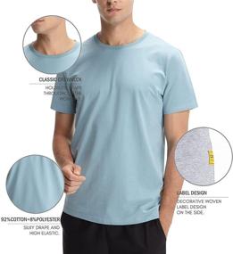 img 3 attached to T Shirts Sleeve T Shirt Athletic Running Men's Clothing in Active