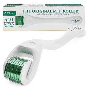 img 4 attached to Perfecto M.T. Roller - Titanium Micro Needles, .25mm - Effective Face Microneedling Kit for Safe At-Home Use - Enhance Your Beauty with Derma Roller Cosmetic Skin Tool