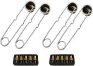 mensi 4 pack flint spark torch igniter - reliable single flint spark lighter for effortless propane torch lighting with bonus 10pcs flints logo