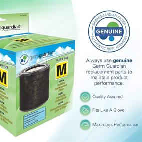 img 2 attached to Germ Guardian FLT4700 True HEPA Replacement Air Purifier Filter by Guardian Technologies, Genuine Filter, 1 Count