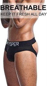 img 2 attached to SKYSPER S JOCK07 Jockstrap Underwear: Ultimate Supporter for Comfort and Performance