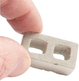 img 1 attached to 🏗️ Optimized Mini Materials - Cinder Blocks for Dollhouses and Models