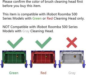 img 3 attached to 🔧 Neutop Replacement Parts for iRobot Roomba 500 Series: Enhanced Compatibility with Green/Red Cleaning Head Models 555, 560, 561, 562, 570, 581, and more.