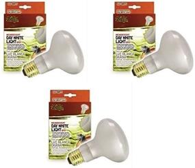 img 4 attached to 🔥 (3 Pack) Zilla Reptile Terrarium Heat Lamps - White Spot Incandescent Bulbs, 150W