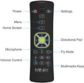img 1 attached to 📺 MINIX NEO U9-H + NEO A3 Backlit, Octa-Core Android Media Hub [2GB/16GB/4K/HDR] with Six-Axis Gyroscope Backlit Remote and Voice Input - Sold Directly by MINIX Technology Limited. Backlit