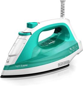 img 4 attached to Teal BLACK+DECKER IR1010 Light 'N Easy Compact Steam Iron