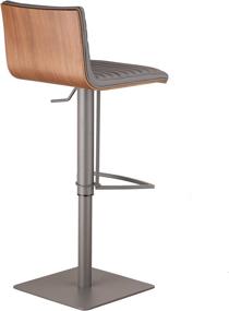 img 2 attached to Armen Living LCCASWBAGRBA Adjustable Barstool