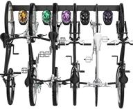 🚲 torack bike storage rack: wall mount vertical bicycles hanger for garage - 6 bike racks & 5 hooks, space saving, 600lbs capacity, 64-inch logo