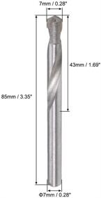 img 3 attached to 🛠️ Uxcell Cemented Carbide Stainless Aluminum Cutting Tools: Ideal for Industrial Drill Bits