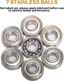 img 1 attached to 🛹 High-Precision Redsia ABEC 11 Skateboard Bearings 608 2RS with Spacers and Speed Washers - Ideal for Longboards, Mini Cruisers, Scooters, Roller Skates, Inline Wheels (Set of 8)