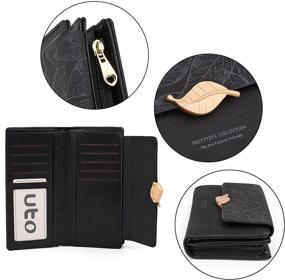 img 1 attached to 💼 Stylish UTO Wallet: Leather Pattern Organizer for Women's Handbags & Wallets