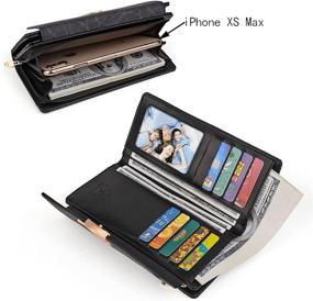 img 2 attached to 💼 Stylish UTO Wallet: Leather Pattern Organizer for Women's Handbags & Wallets