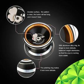 img 2 attached to 🪀 MAGICYOYO Silencer Aluminum6061 Unresponsive Stainless Yoyo