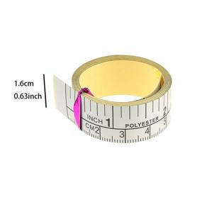 img 2 attached to 🔬 Винтап рабочая столешница с рулеткой, имеющая клейкую основу для измерений и испытаний: конечная инновация для точных измерений, тестирования и проверки.