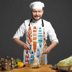 img 1 attached to HOSNYE Доска для серфинга Акварельный фон Регулируемый