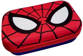img 3 attached to Molded Zippered Pencil Storage Spider Man