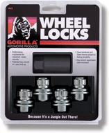 🔒 enhanced thread size toyota o.e. wheel locks (12mm x 1.50) with washer by gorilla automotive logo