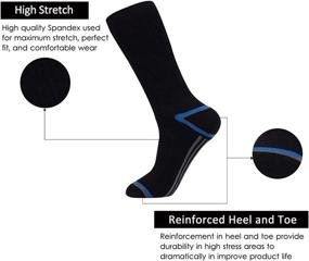 img 2 attached to 🧦 JOYNÉE Men's 6 Pack Performance Crew Socks for Training - Ultimate Athletic Cushioning